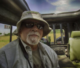 Jeff in our Safari Vehicle (Photo by Lisa Drake)