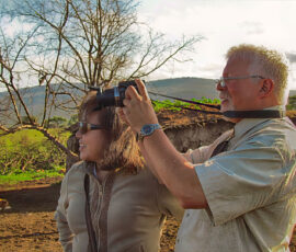 Jeff and Lisa at Maasai Village (Photo by Alex)