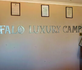 Jeff at Buffalo Camp Entry (Photo by Jeff Drake)