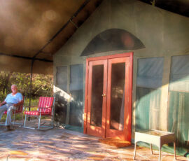 Jeff at Buffalo Camp (Photo by Lisa Drake)