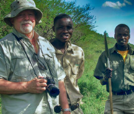 Jeff on Safari Walk (Photo by Lisa Drake)