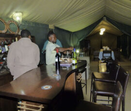 Lemala Camp Bar (Photo by Jeff Drake)