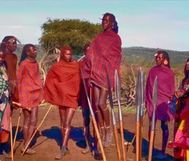 Maasai Jump Dancers (Photo by Jeff Drake)