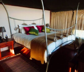 Our Tent at Buffalo Camp (Photo by Jeff Drake)